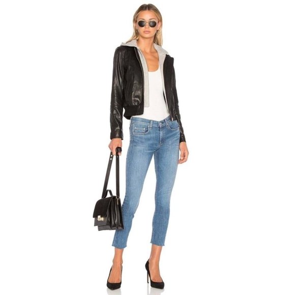 Rag & Bone Ankle Skinny Jean In Lucky Rouge Size 28 - Picture 8 of 8